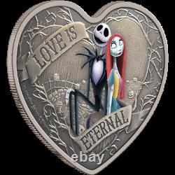 2021 Niue The Nightmare Before Christmas 1 Oz Argent Colorized Coin Live