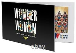 2021 Niue Wonder Woman 1 Oz Couleur Argent Preuve Pièce 80e Anniversaire