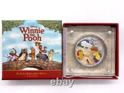 2021 Winnie l'Ourson et Christophe Robin 1 oz Argent Monnaie de Nouvelle-Zélande