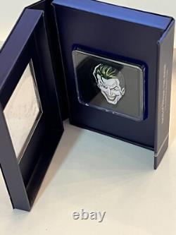 2022 1 oz ARGENT PUR. VISAGES DE GOTHAM - LE JOKER