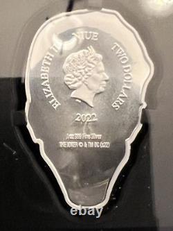 2022 1 oz ARGENT PUR. VISAGES DE GOTHAM - LE JOKER