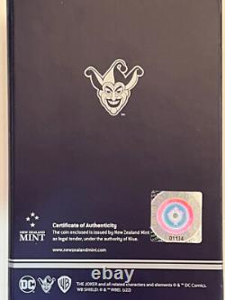 2022 1 oz ARGENT PUR. VISAGES DE GOTHAM - LE JOKER