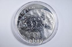 2022 10 $ NIUE 5 oz. 999 ARGENT UNC. Tortue de mer à écailles en capsule