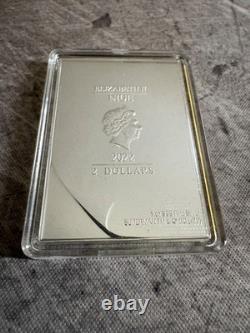 2022 COMIX Superman #1 Épreuve colorée pièce en argent de 1 oz