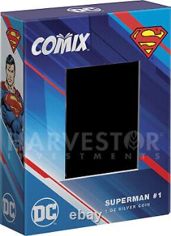 2022 Comix Series Superman #1 1 Oz Silver Coin Ngc Pf70 Premières Versions