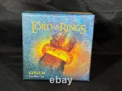 2022 Le Seigneur des Anneaux Gollum 1 oz Pièce d'Argent NIUE expédition gratuite