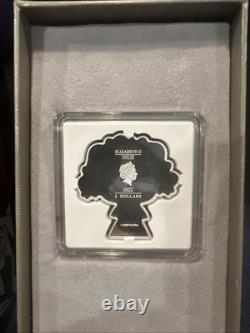 2022 Monnaie de Nouvelle-Zélande THOMAS JEFFERSON pièce en argent proof Chibi de 1 oz en forme de personnage