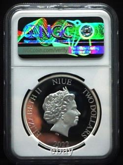 2022 NIUE 2 $ 1 oz Star Wars The Bad Batch Hunter NGC PF70 UC