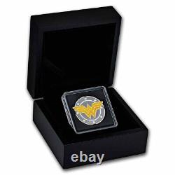 2022 Niue 1 Oz Argent Pièce $2 DC Heroes Wonder Womant Logo Sku#257767