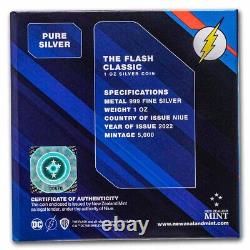 2022 Niue 1 Oz Silver Coin $2 DC Classics The Flasht Sku#254037