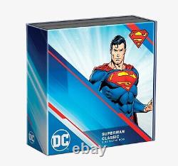 2022 Niue 3 Oz 10 $ DC Comics Superman Classic Ngc Pf70 Fr. 999 Pièce D'argent