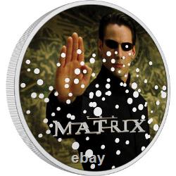 2022 Niue La Matrix Neo 1 Oz Silver Colorized Proof $2 Coin Ogp