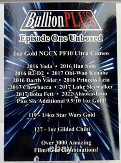 2022 Niue Star Wars AT-ST Walker 2 $ NGCX PF10 UC Auth Ép V Étiquette Découpée Script