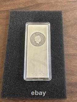 2022 Niue Star Wars Han Solo en carbonite barre 1 oz pièce en argent proof neuve avec OGP #4869 2022 Niue Star Wars Han Solo en carbonite barre 1 oz pièce en argent proof neuve avec OGP #4869