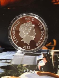 2022 Niue Star Wars Hoth 3 oz Argent Proof Faible Tirage New Zealand Mint