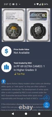 2022 Nouvelle-Zélande Monnaie en argent Proof de 2 oz 'Les Deux Tours' - Ensemble de 2 pièces