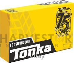 2022 Tonka 75e Anniversaire 1 Oz. Silver Coin Ngc Ms70 Premières Versions