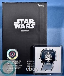 2023 2 $ Niue 1oz Pièces de preuve en argent pur Vader & Skywalker Deux pièces