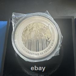 2023 DC Comics Superman 85e Anniversaire 3oz Pièce en Argent COA #195