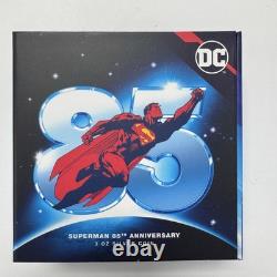 2023 DC Superman 85e Anniversaire Pièce en Argent de 3oz Niue