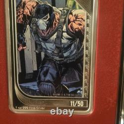 2023 Dc Comics pièces de collection Bane 11/50 1oz argent
