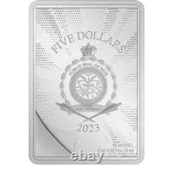 2023 Monnaie de Nouvelle-Zélande Marvel Voyage dans le Mystère #83 (Thor) Pièce en Argent de 2 oz