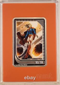 2023 NIUE $2 1 Once ARGENT DC COMICS PIÈCES DE TRADING ORANGE 150 TIRAGE 10 ENSEMBLE DE PIÈCES