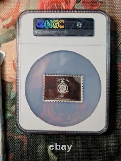 2023 NIUE 2 $ NZ en argent Proof 10 Ultra Caméo TIMBRE MONDIAL ARGENT 1 oz Livraison gratuite