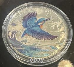 2023 Niue 1 $ Martin-pêcheur azuré 1 oz en argent 999 Proof, tirage limité à 1000 exemplaires 2023 Niue 1 $ Martin-pêcheur azuré 1 oz en argent 999 Proof, tirage limité à 1000 exemplaires