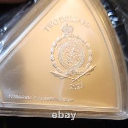 2023 Niue 1 oz. Monnaie en argent Marvel Avengers Au-delà des plus puissants de la Terre Hulk OGP