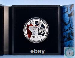 2023 Niue 2 $ 1 oz Argent Marvel Thor Monnaie Proof