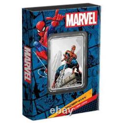 2023 Niue 2 $ 1oz Spider-Man de Marvel en argent coloré Pièce de preuve