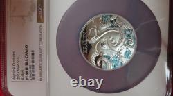 2023 Niue 5 $ Créatures Mythiques Kraken NGC PF 69 Pièce en Argent 2 oz. 9999