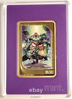 2023 Niue Agoro Pièce de monnaie de collection DC Comics Violet 05/20 Mintage Rareté Green Lantern