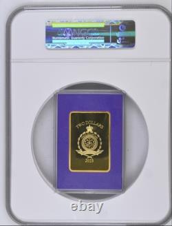 2023 Niue Star Wars Monnaie de Commerce Élévation de Skywalker #13/20, NGC PF70