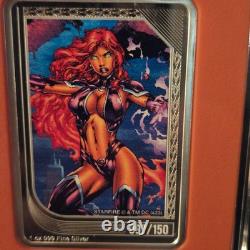 2023 Pièces de monnaie à collectionner DC Comics Starfire 97/150 Topaze 1oz Argent