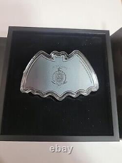 2024 BATMANT 85 ans 1966 Batman Logo 1 once pièce de monnaie de collection en argent COA #847