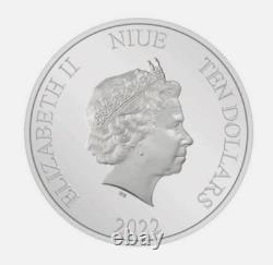 2024 Niue 2 $ LE ROI LION Cercle de la Vie 30e Anniversaire NGC PF70 Pop 7