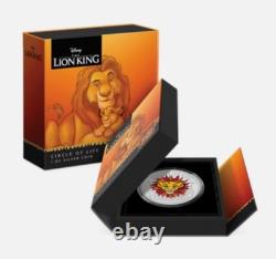 2024 Niue 2 $ LE ROI LION Cercle de la Vie 30e Anniversaire NGC PF70 Pop 7