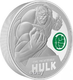 2024 Niue Marvel Incroyable Hulk 3oz Pièce d'Argent NGC 70 FR Superhéros Classiques