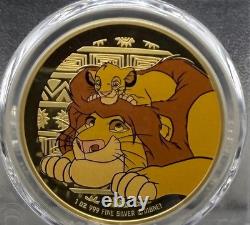 2024 Niue S$2 Disney Le Roi Lion Colorisé PCGS PR70DCAM 1 de 10