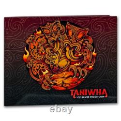 2024 Nouvelle-Zélande 1 oz Argent Colorisé Demeure Taniwha Grotte