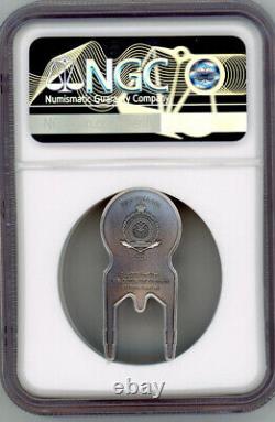 2024 Pièce en argent Niue Star Trek U. S. S. Enterprise NCC-1701 en forme de 1 once NGC 70FR