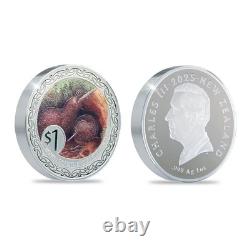2025 1 oz Argent de Nouvelle-Zélande 2025 1 oz Argent Kiwi de Nouvelle-Zélande 2025 PP PP