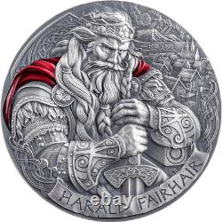 2025 Cameroun Le Chemin vers Valhalla Harald Fairhair Pièce en Argent de 2 oz 500 Mintage