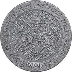 2025 Cameroun Le Chemin vers Valhalla Harald Fairhair Pièce en Argent de 2 oz 500 Mintage