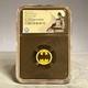 2025 Niue 1 $ Batman Logo Pi&egrave;ce En Argent Coloris&eacute;e Ngc Pf70 Ultra Cameo