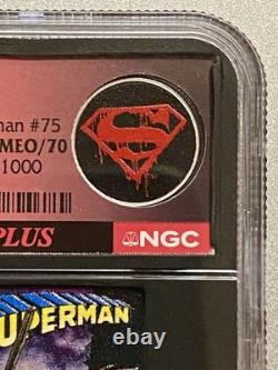2025 Niue 1 oz Argent et 1/10 oz Argent Mort de Superman NGC PF70/70 UC 2 pièces