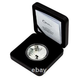 2025 Niue Races de Chats Mau Égyptien 1 oz 999 Pièce en Argent Proof Tirage 1000