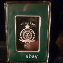 2025 Pièces de trading Marvel Infinity Avengers 026/250 1oz argent